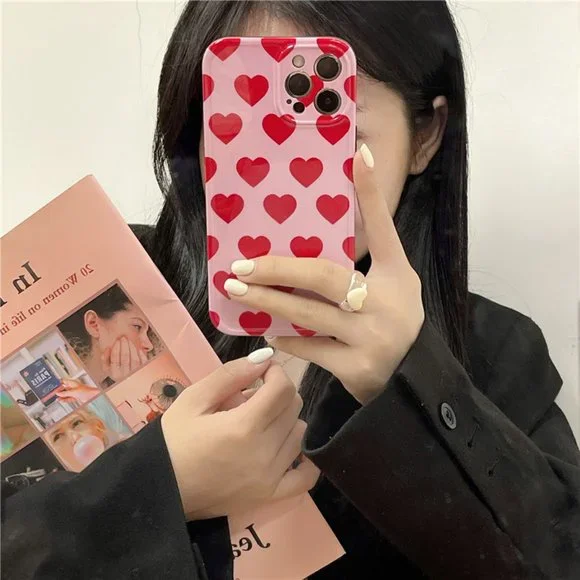 Iphone XR ,Pink Love Mobile Phone Case For Iphone XR - Picture 3 of 3